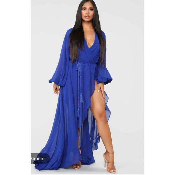 Fashion Nova Your Highness Maxi Dress NWT - Picture 1 of 12